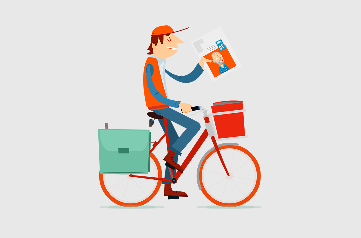 Happiedays make your own newspaper delivery time post