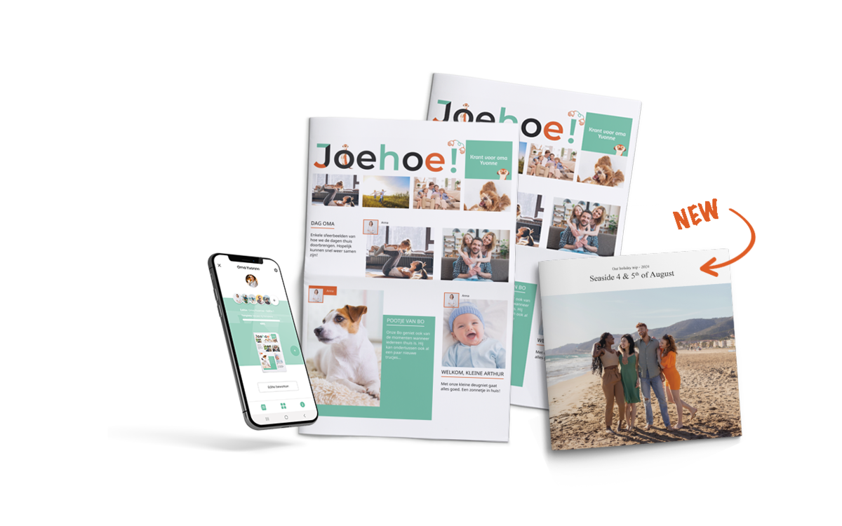 Create a photo book with the photo book app Lettr - Happiedays