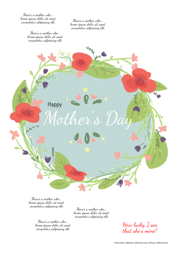 make a newspaper newspaper template mother's day - Happiedays